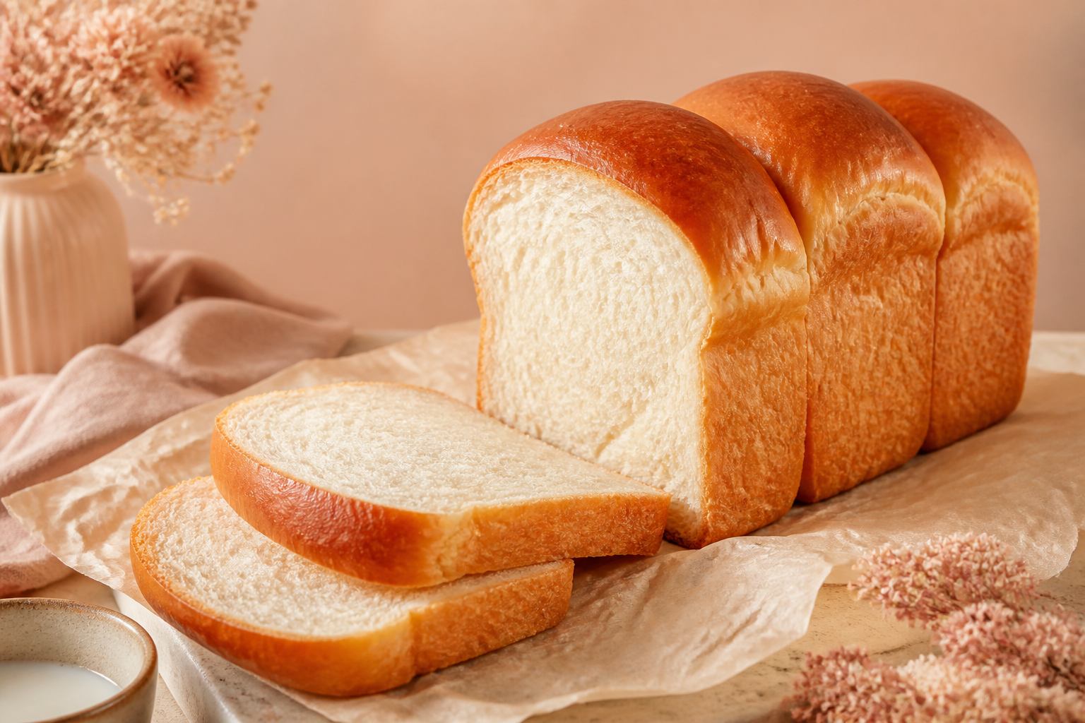 Sliced artisan bread