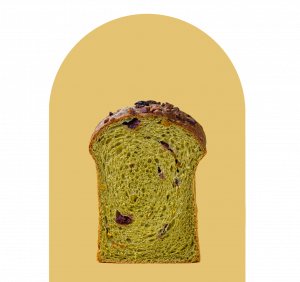 Matcha Pistachio & Cranberry Loaf 碧水莓心兔方砖（有机抹茶, 开心果, 蔓越莓）
