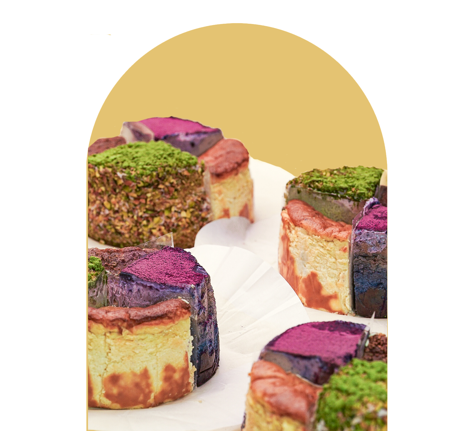 终极4拼巴斯克(4 in 1 Luxury Flavours Mixed Basque Cheesecake)