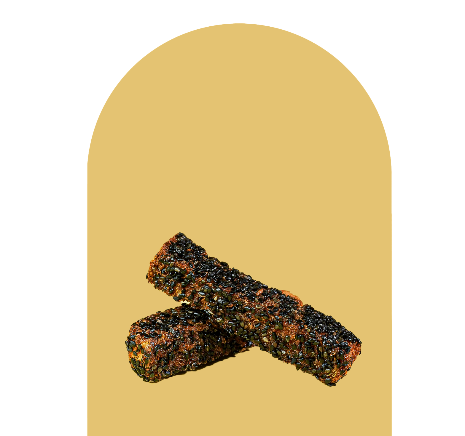 Honey Brown Sugar Toast Bar-Black Sesame/ 6 Pieces 焦糖蜂蜜脆烤棒-黑芝麻 /6 条