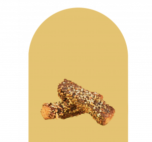 Brown Sugar Toast Bar-hazelnuts 6 Pieces 焦糖蜂蜜脆烤棒-榛子 6 条