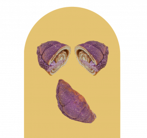 Purple sweet Potato Cream Cheese Spiral 新月紫芋冰酪螺旋