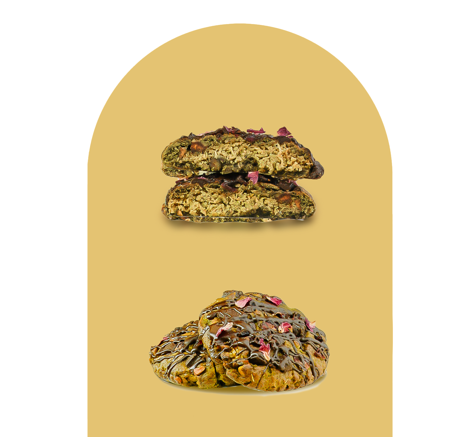 Avocookies-Dark Dubai Chocolate-Pistachio 牛油果曲奇-抹茶黑巧-开心果