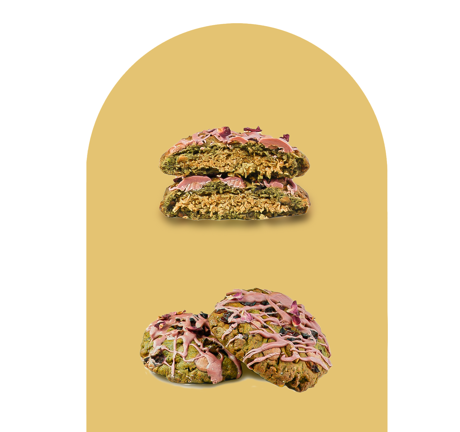 Avocookies - Dubai Style Ruby Chocolate-Pistachio 牛油果曲奇-红宝石巧克力抹茶-开心果