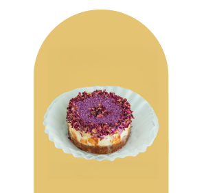 Birthday Special Basque Cheesecake (生日特供-玫瑰芋泥巴斯克蛋糕）